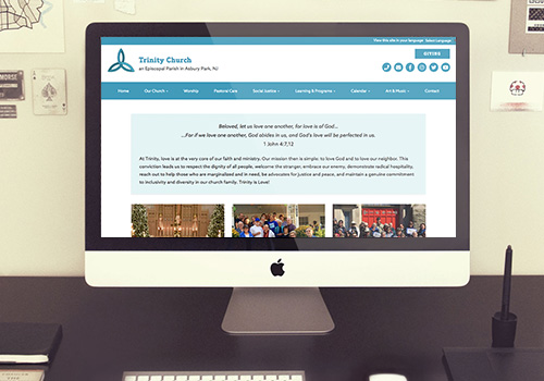 Trinity Church Responsive Wordpress Website